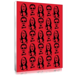 Un pop art moderne personnalisé pour une décoration murale  tendance