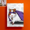 A personalised portrait of your pet as a superhero !