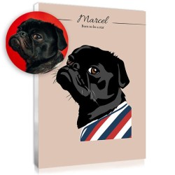 A minimalist portrait for a stylish decoration !