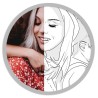 Votre tableau Line Art : un portrait d'après photo jamais vu !
