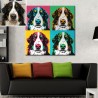 Colorez votre intérieur avec un tableau pop art d'animaux
