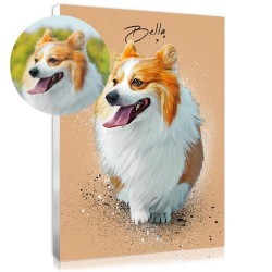 Let yourself be seduced by a painted animal portrait