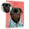 Let yourself be seduced by a painted animal portrait