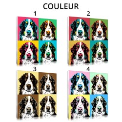Gift idea for dog lovers : a personalised pet portrait in pop art !