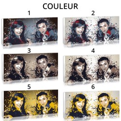 Votre photo personnalisée sur toile pour une décoration colorée punchy