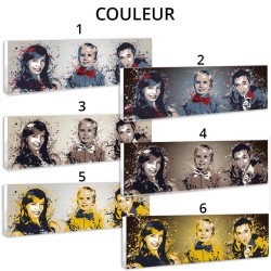 Un tableau panoramique personnalisé effet splash réalisé sur-mesure !