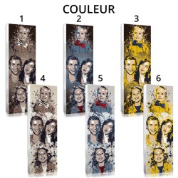Cadeau original pour toute la famille : le tableau personnalisé Splash