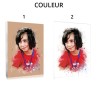 Un portrait aquarelle artistique à partir de vos photos préférées