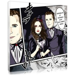 Gothic portrait with your lover's photo