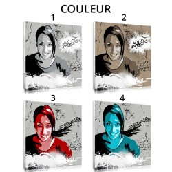 Your custom graffiti text portrait made by Votreportrait.fr