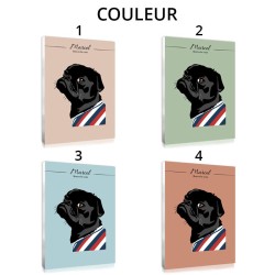 Cadre personnalisé de vos animaux version illustration