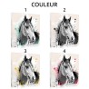 Drawing style animal portrait created by a professional