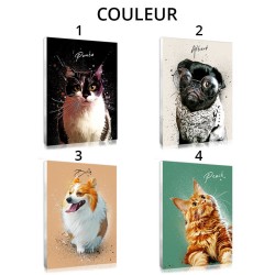 Let yourself be seduced by a painted animal portrait