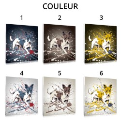 Give her an original gift with the portrait of his dog in Splash style
