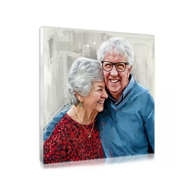 Cadeau de saint-valentin : le portrait de votre couple style peinture Cadeau de saint-valentin : le portrait de votre couple style peinture
