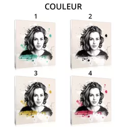 Personalised Christmas gift : a drawing portrait based on a photo