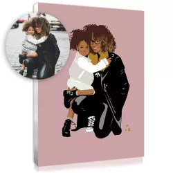 Christmas gift idea for lovers - Personalised photo drawing