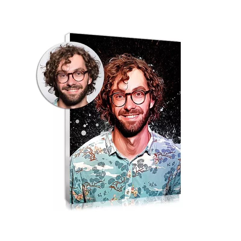 Ferocity Coussin avec Photo Visage 3D personnalisé (30x45) Personnalisable avec la Photo ou Le Texte de Votre Choix oreillers hypoallergéniques Photo 3D Face [091