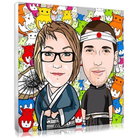 Photo en style Kawaï pour la déco de chambre de couple