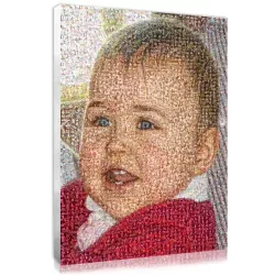 Photo mosaic created with your picture memories