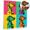 Tableau chien en pop art - Photo personnalisée
