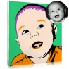 Le portrait pop art personnalisé, un cadeau de naissance original !