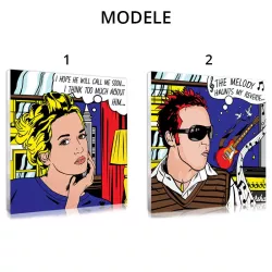 Choisissez votre décor pour le portrait Lichtenstein personnalisé