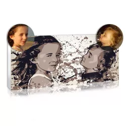 Votre photo personnalisée sur toile façon Jackson Pollock