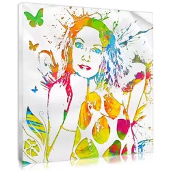 Personalised Mother's Day gift : a stencil portrait from her photo
