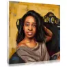 Custom painted-style portrait from a photo, a unique personalised gift for women !