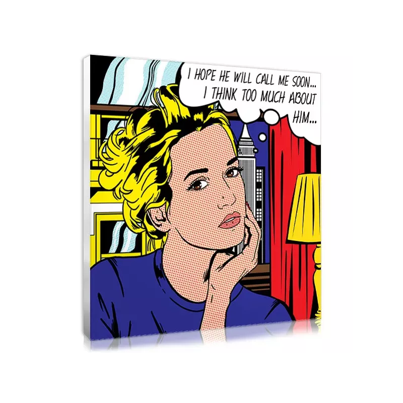 Portrait Pop Art Lichtenstein d'après votre photo