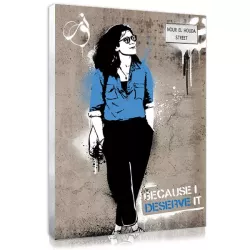 Idée déco murale tendance : un tableau personnalisé Street Art à partir de votre photo.