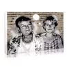 Photo transformed into street art portrait with graffiti : personalised Christmas gift idea
