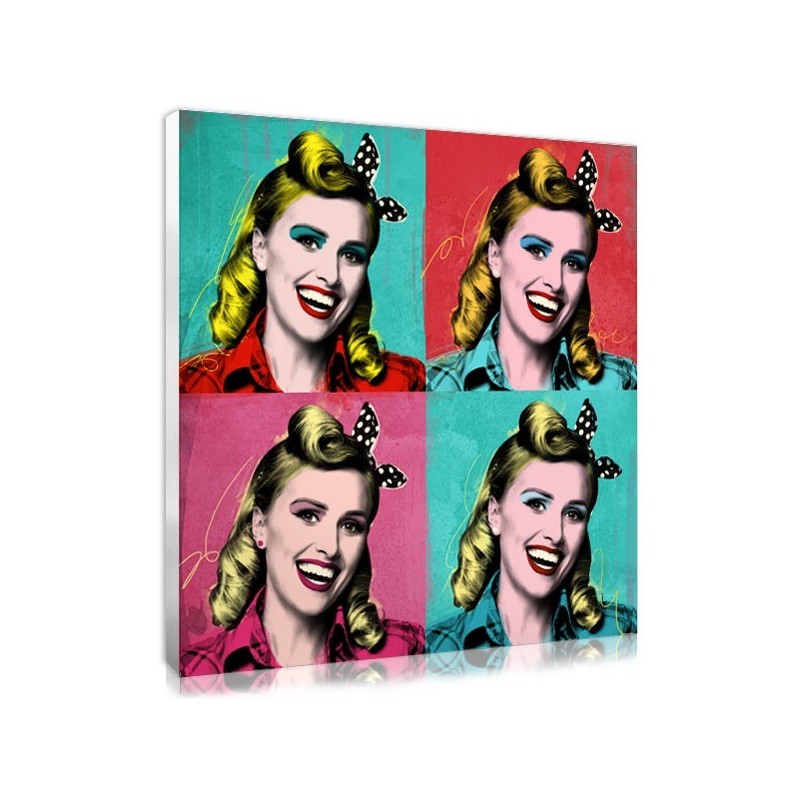Tableau façon Andy Warhol pour une déco vintage Tableau façon Andy Warhol pour une déco vintage