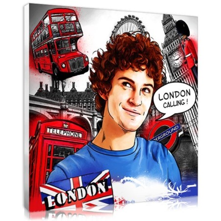 photo style bd pour une déco Londres personnalisée