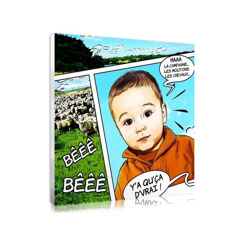 Comic Portrait -Countryside