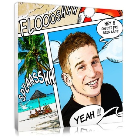 Photo bande dessinée personnalisée