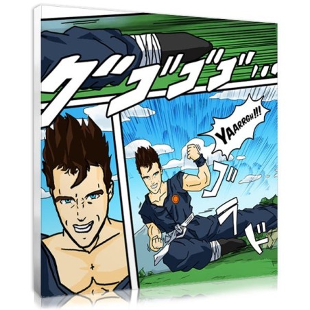 Create a manga with a photo for a personalised manga decor