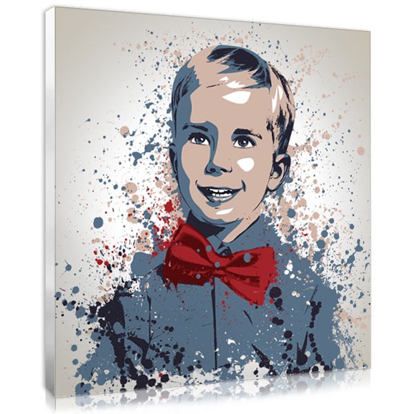 Tableau personnalisé effet Splash (Style Pollock / Jet de peinture)