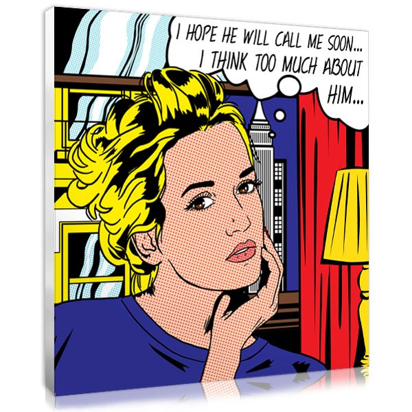 Roy Lichtenstein Pop Art style