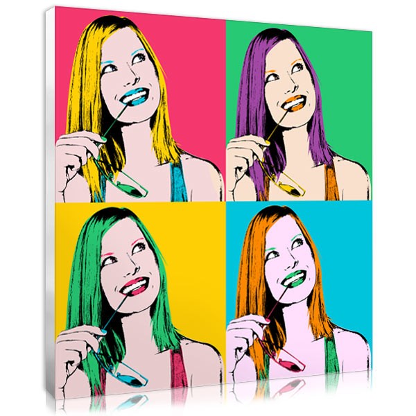 Tableau pop art personnalisé