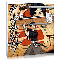 Portrait manga samourai