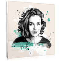 Photo en style dessin