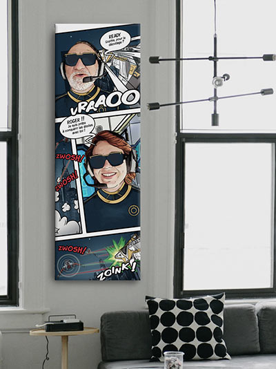 Comic painting from photos