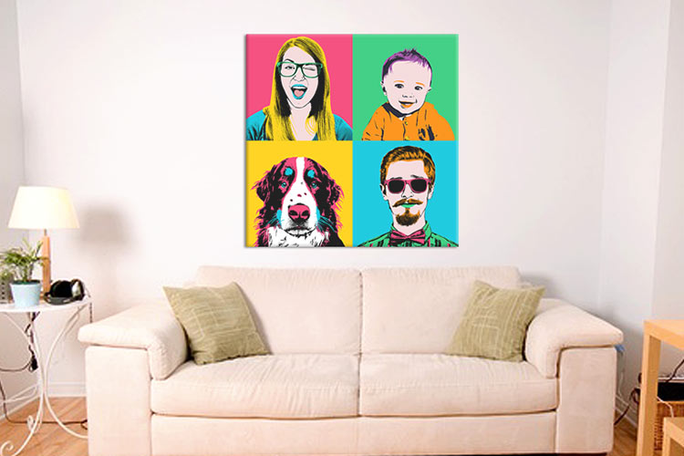 Custom Father's Day gift: the pop art portrait