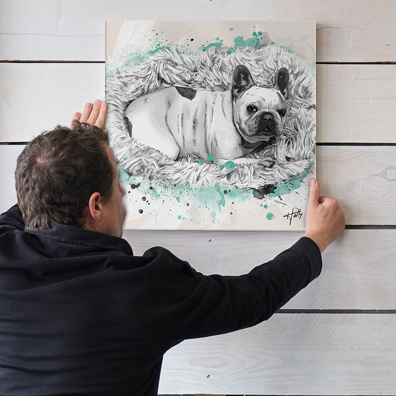 Portrait animaux livré chez vous en 7 à 8 jours ouvrés
