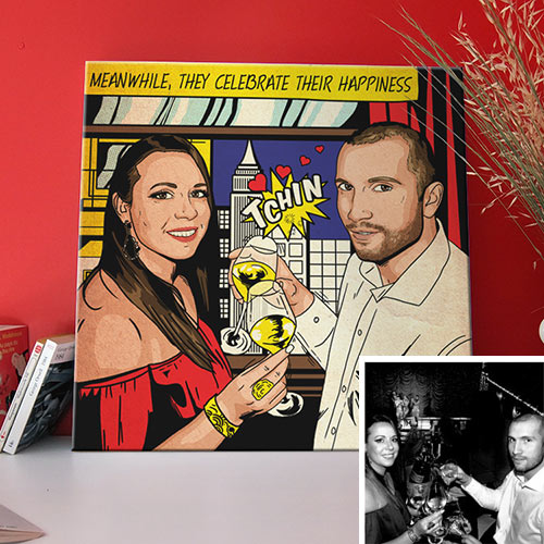 Tableau bande-dessinée Lichtenstein
