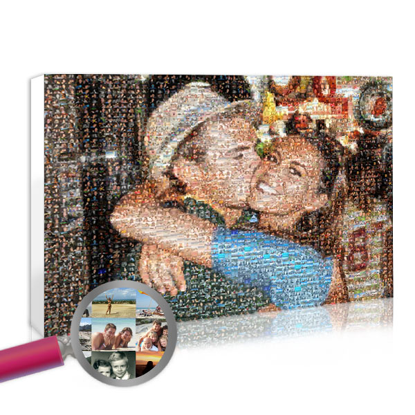 La mosaïque de photos, un cadeau personnalisé pour couple