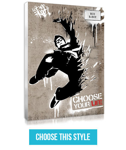 Teen bedroom gift and decor: a custom street art print