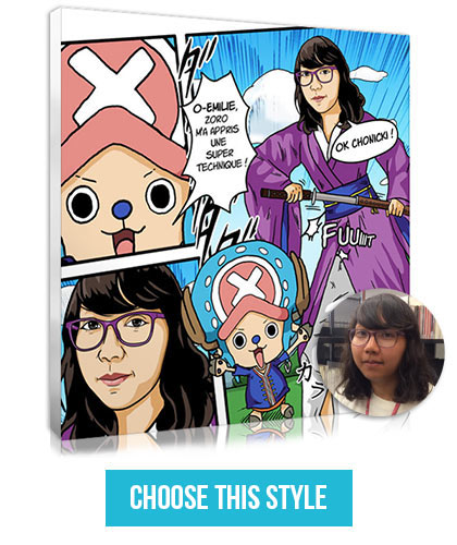 Custom manga portrait : a perfect gift for teens !